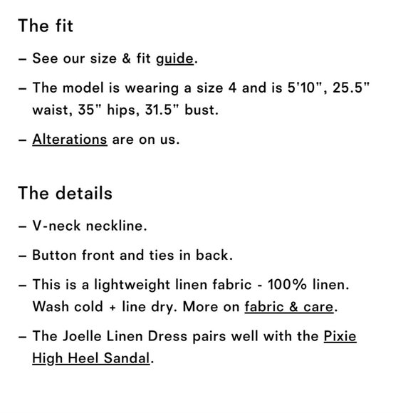 EUC Reformation Joelle Linen Dress - Picture 8 of 8